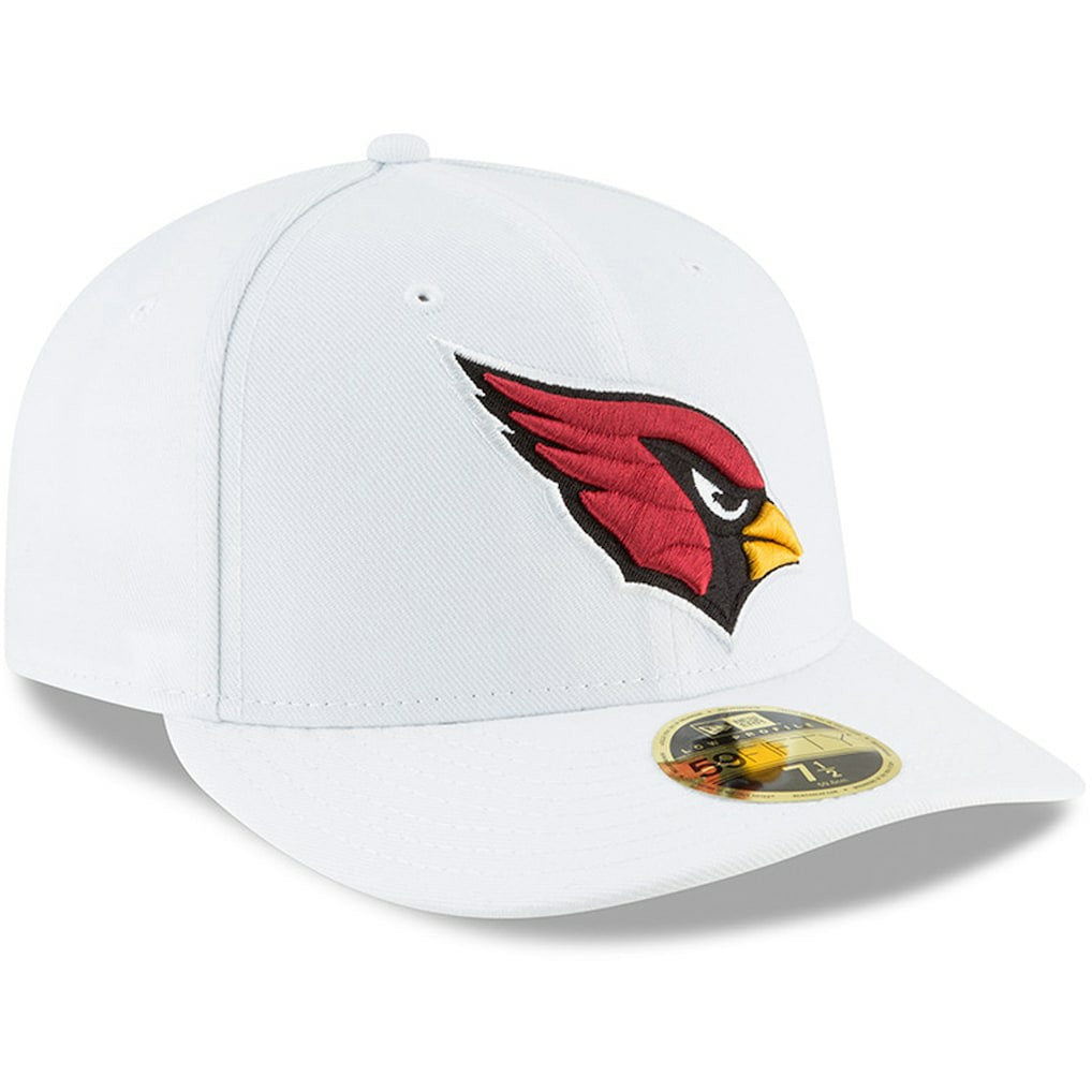 Arizona Cardinals New Era Omaha Low Profile 59FIFTY Fitted Hat - White Hats