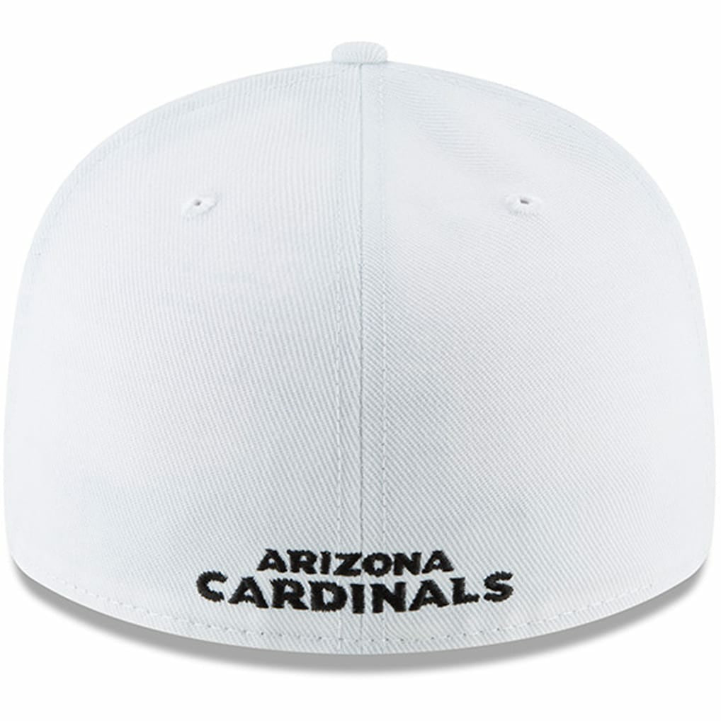 Arizona Cardinals New Era Omaha Low Profile 59FIFTY Fitted Hat - White Hats