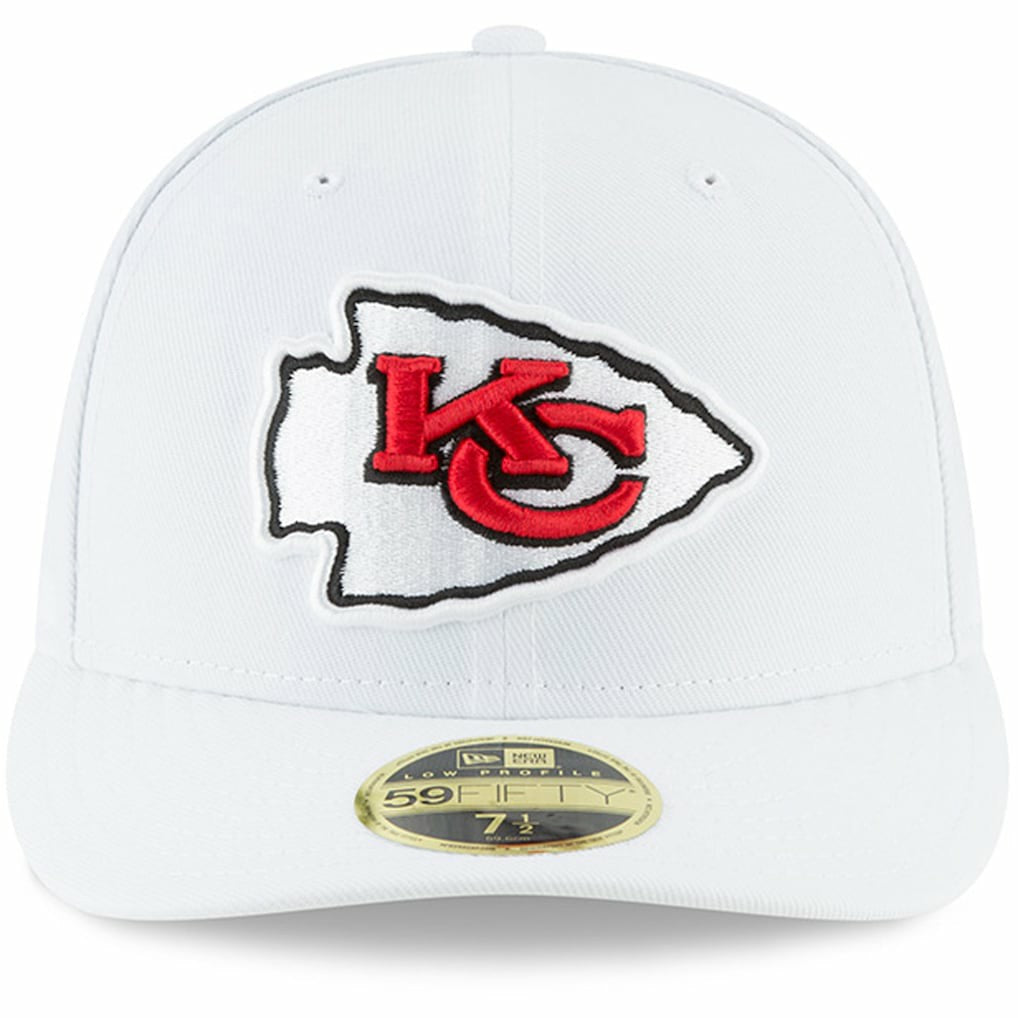 Kansas City Chiefs New Era Omaha Low Profile 59FIFTY Fitted Hat - White Hats