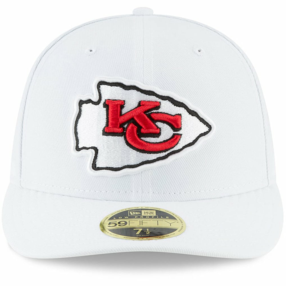 Kansas City Chiefs New Era Omaha Low Profile 59FIFTY Fitted Hat - White Hats