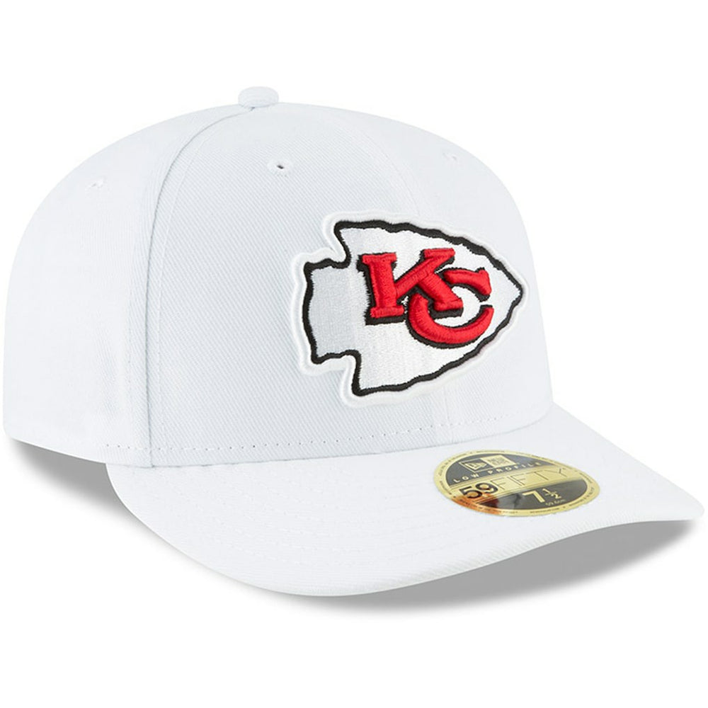 Kansas City Chiefs New Era Omaha Low Profile 59FIFTY Fitted Hat - White Hats