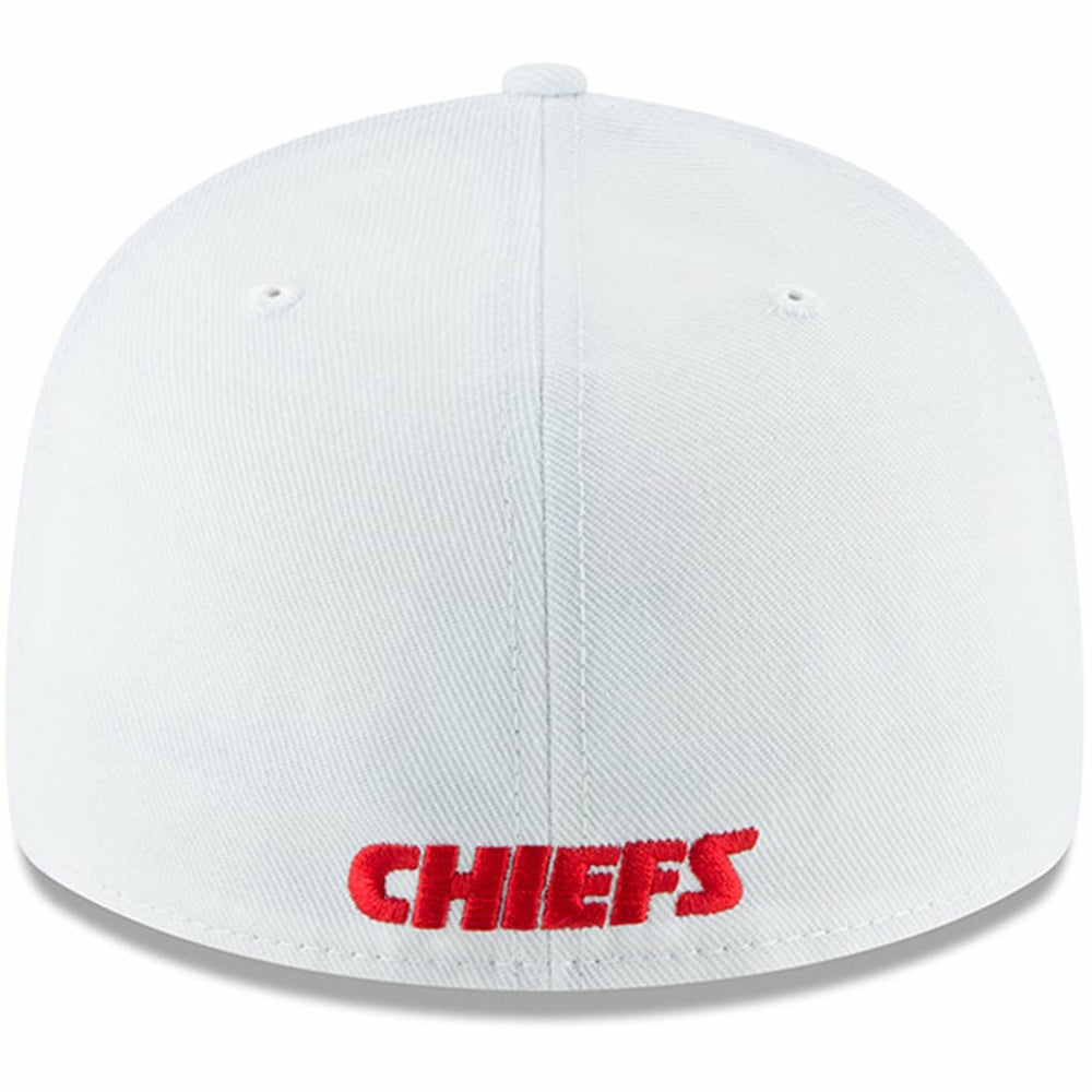 Kansas City Chiefs New Era Omaha Low Profile 59FIFTY Fitted Hat - White Hats