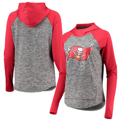 Tampa Bay Buccaneers G-III 4Her by Carl Banks Women's Championship Ring Pullover Hoodie - Heathered Gray/Red Hoodies