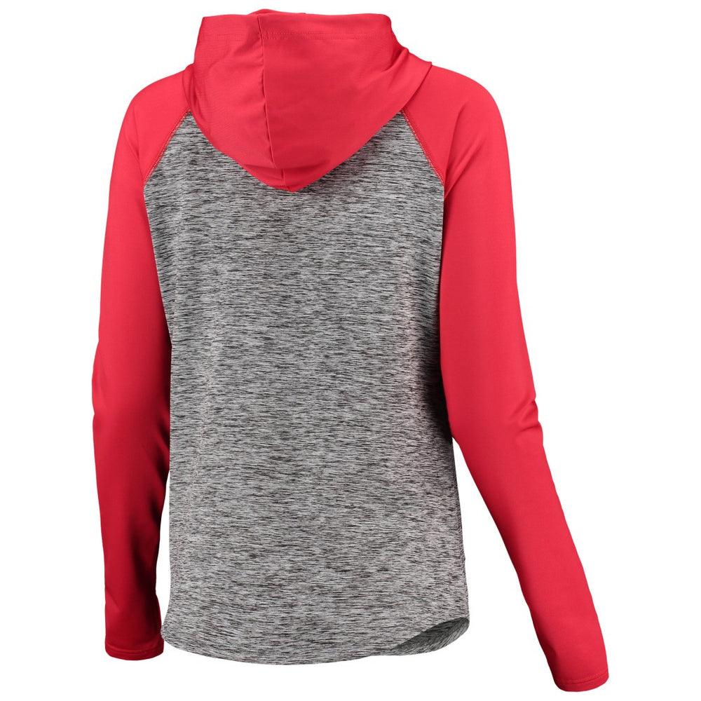 Tampa Bay Buccaneers G-III 4Her by Carl Banks Women's Championship Ring Pullover Hoodie - Heathered Gray/Red Hoodies