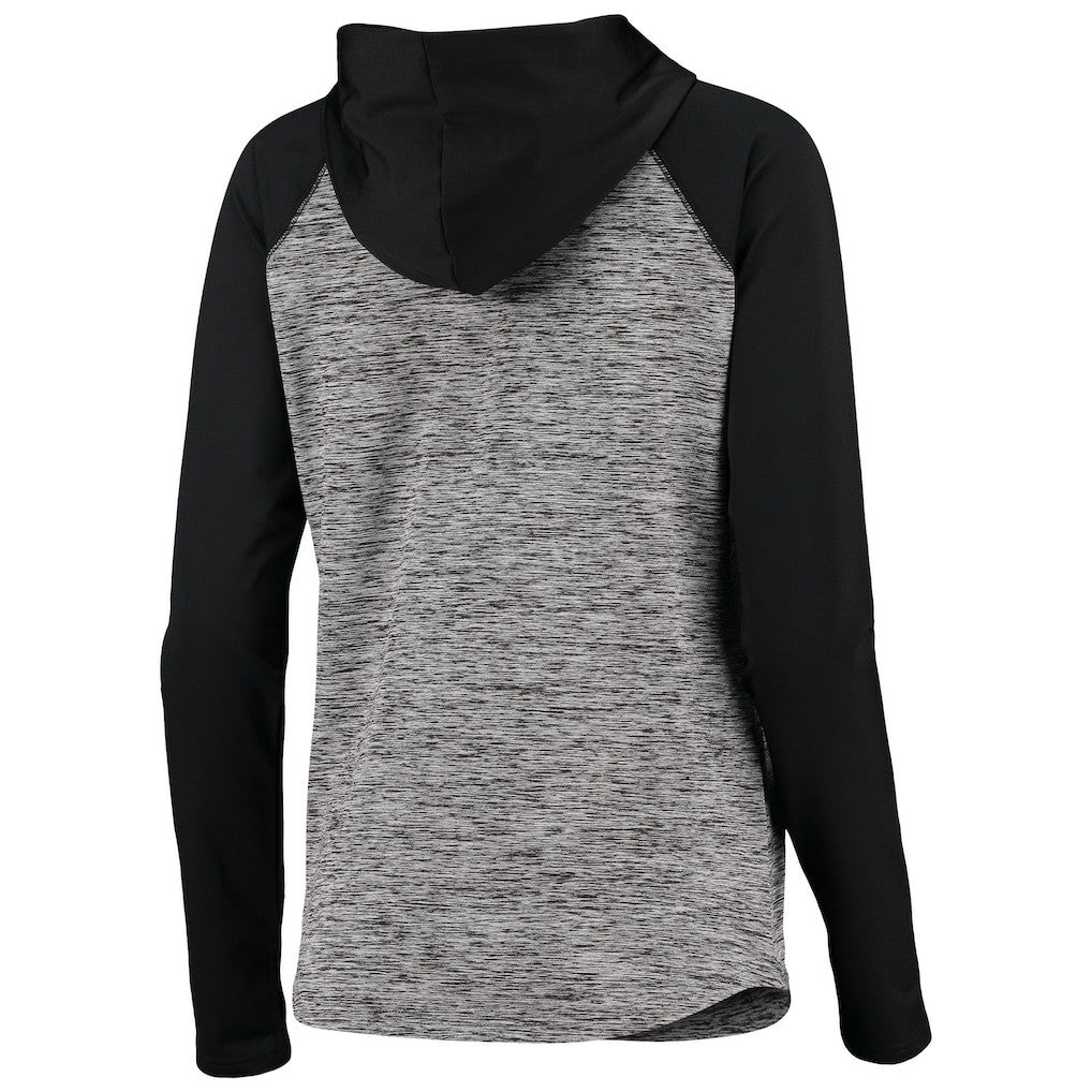 Carolina Panthers G-III 4Her by Carl Banks Women's Championship Ring Pullover Hoodie - Heathered Gray/Black Hoodies