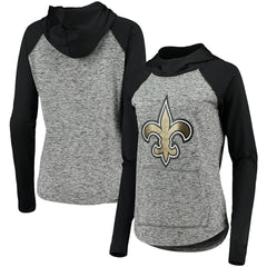 New Orleans Saints G-III 4Her by Carl Banks Women's Championship Ring Pullover Hoodie - Heathered Gray/Black Hoodies