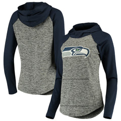 Seattle Seahawks G-III 4Her by Carl Banks Women's Championship Ring Pullover Hoodie - Heathered Gray/College Navy Hoodies