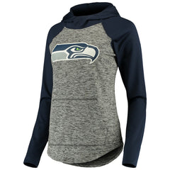 Seattle Seahawks G-III 4Her by Carl Banks Women's Championship Ring Pullover Hoodie - Heathered Gray/College Navy Hoodies