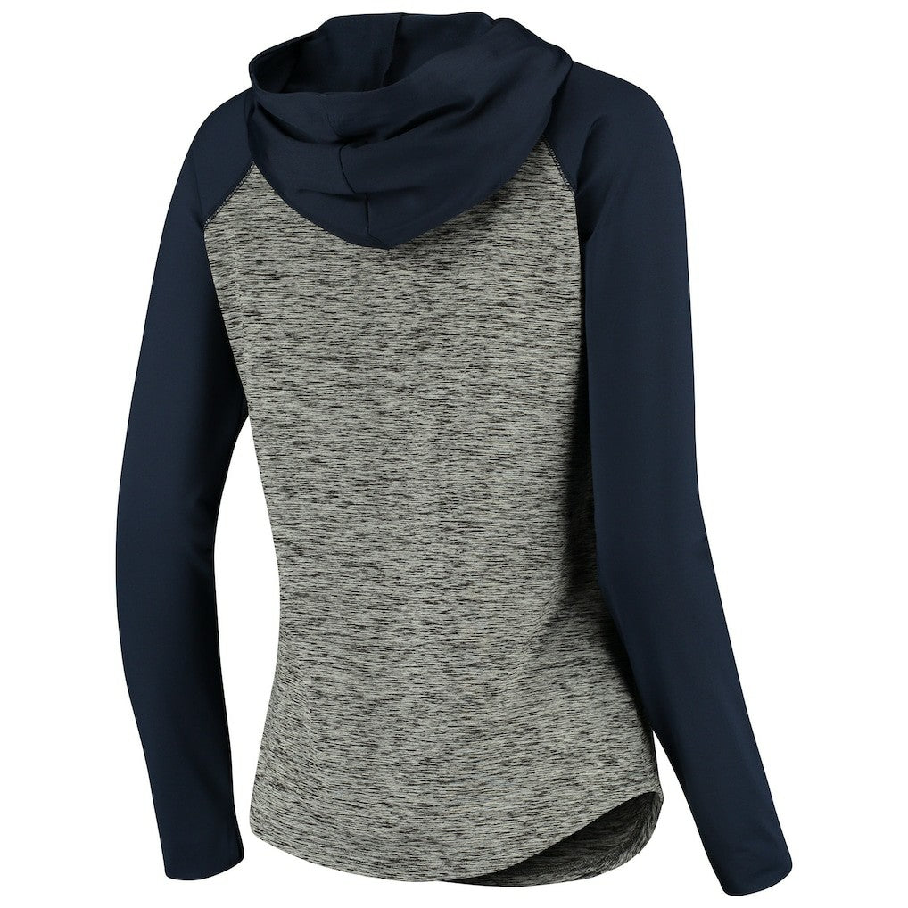Seattle Seahawks G-III 4Her by Carl Banks Women's Championship Ring Pullover Hoodie - Heathered Gray/College Navy Hoodies