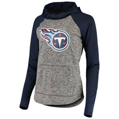 Tennessee Titans G-III 4Her by Carl Banks Women's Championship Ring Pullover Hoodie - Heathered Gray/Navy Hoodies