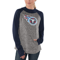 Tennessee Titans G-III 4Her by Carl Banks Women's Championship Ring Pullover Hoodie - Heathered Gray/Navy Hoodies