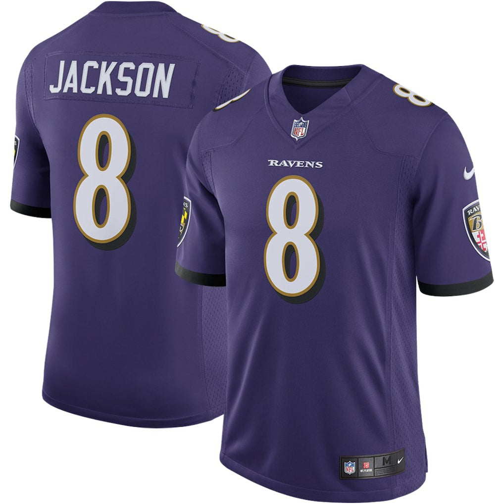 Lamar Jackson Baltimore Ravens Speed Machine Limited Jersey - Purple Jerseys