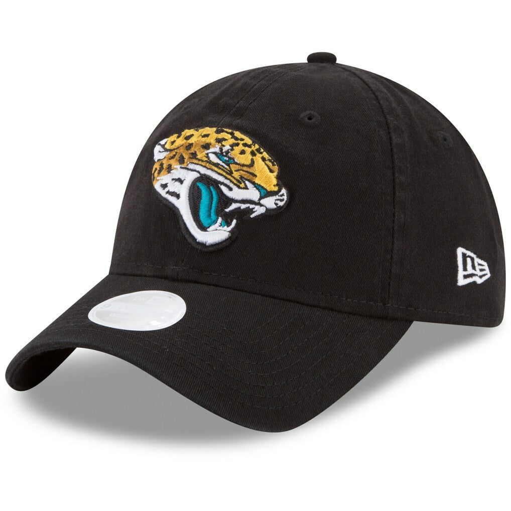 Jacksonville Jaguars New Era Women's Core Classic Primary 9TWENTY Adjustable Hat - Black Hats