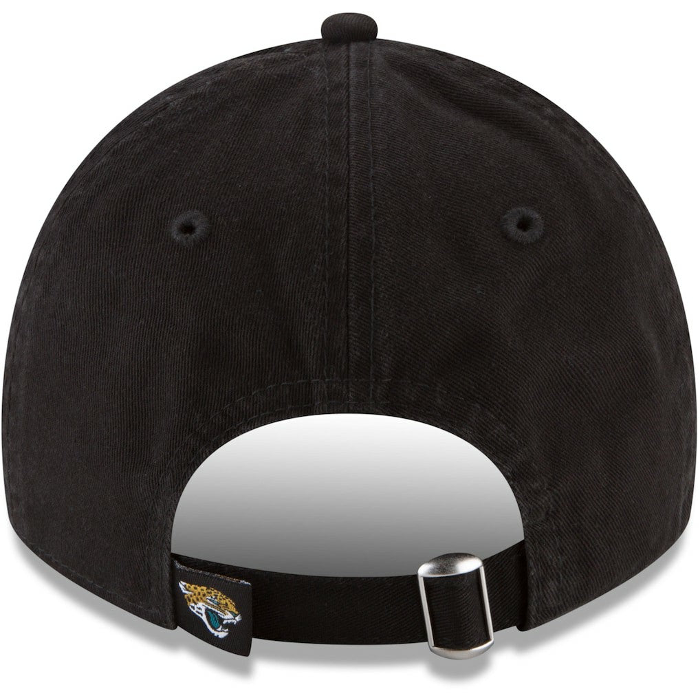 Jacksonville Jaguars New Era Women's Core Classic Primary 9TWENTY Adjustable Hat - Black Hats