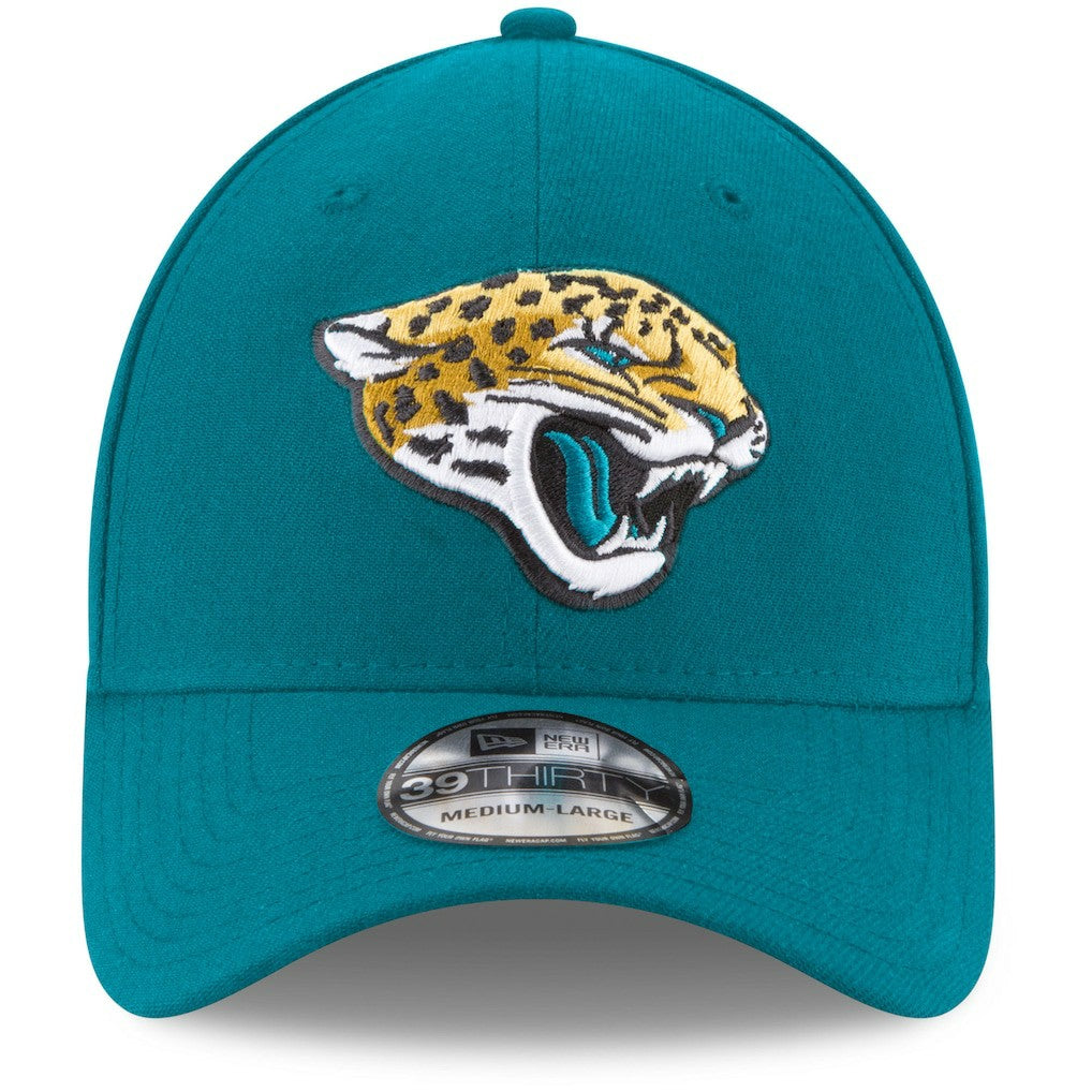 Jacksonville Jaguars New Era 39THIRTY Flex Team Classic Hat - Teal Hats