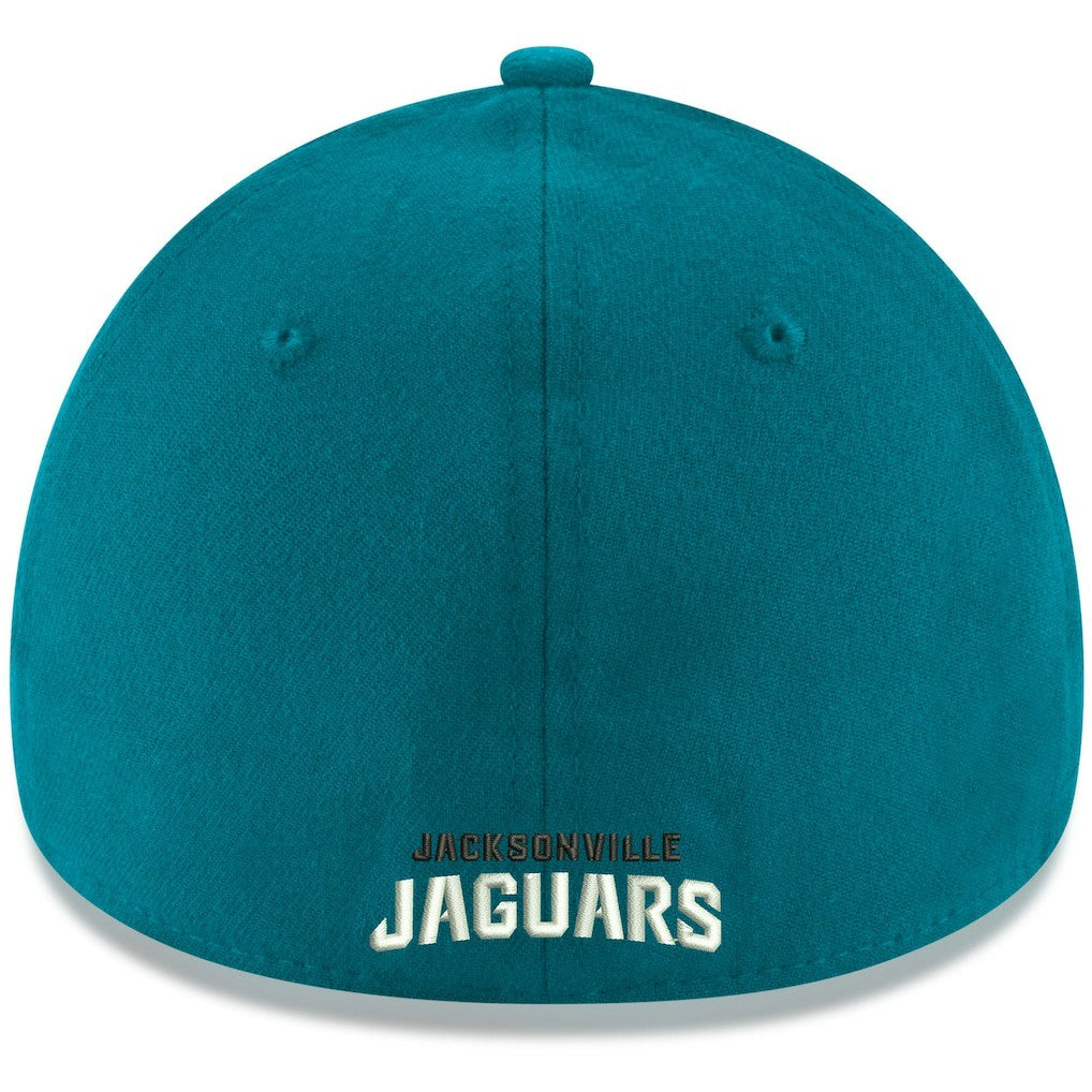 Jacksonville Jaguars New Era 39THIRTY Flex Team Classic Hat - Teal Hats
