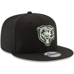 Chicago Bears New Era B-Dub 9FIFTY Adjustable Hat - Black Hats