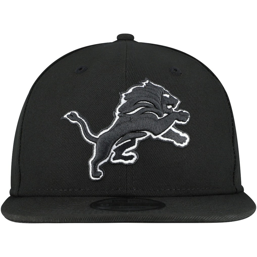 Detroit Lions New Era B-Dub 9FIFTY Adjustable Hat - Black Hats
