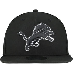 Detroit Lions New Era B-Dub 9FIFTY Adjustable Hat - Black Hats