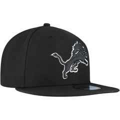 Detroit Lions New Era B-Dub 9FIFTY Adjustable Hat - Black Hats