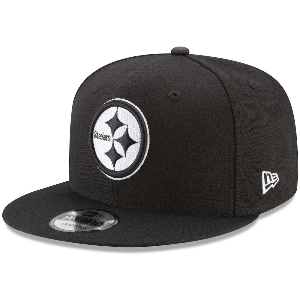 Pittsburgh Steelers New Era B-Dub 9FIFTY Adjustable Hat - Black Hats