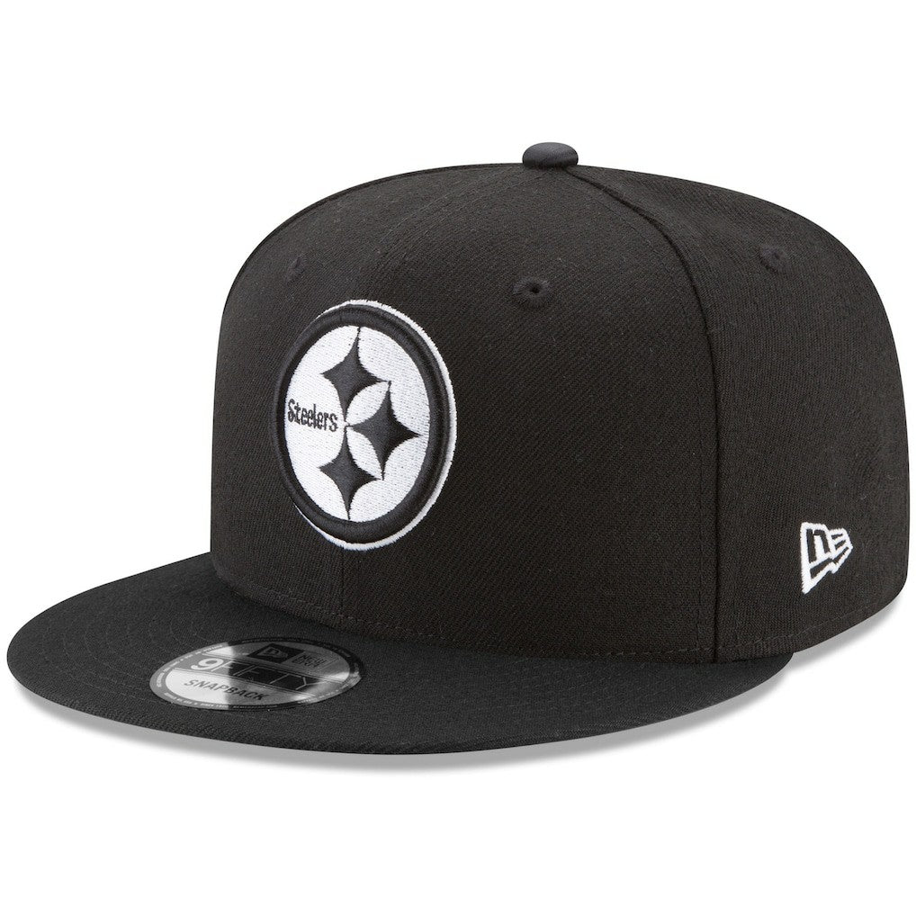 Pittsburgh Steelers New Era B-Dub 9FIFTY Adjustable Hat - Black Hats
