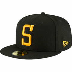Pittsburgh Steelers New Era Omaha 59FIFTY Fitted Hat - Black Hats
