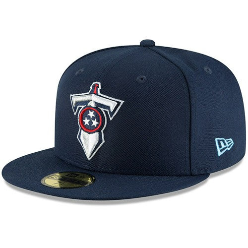 Tennessee Titans New Era Omaha 59FIFTY Fitted Hat - Navy Hats