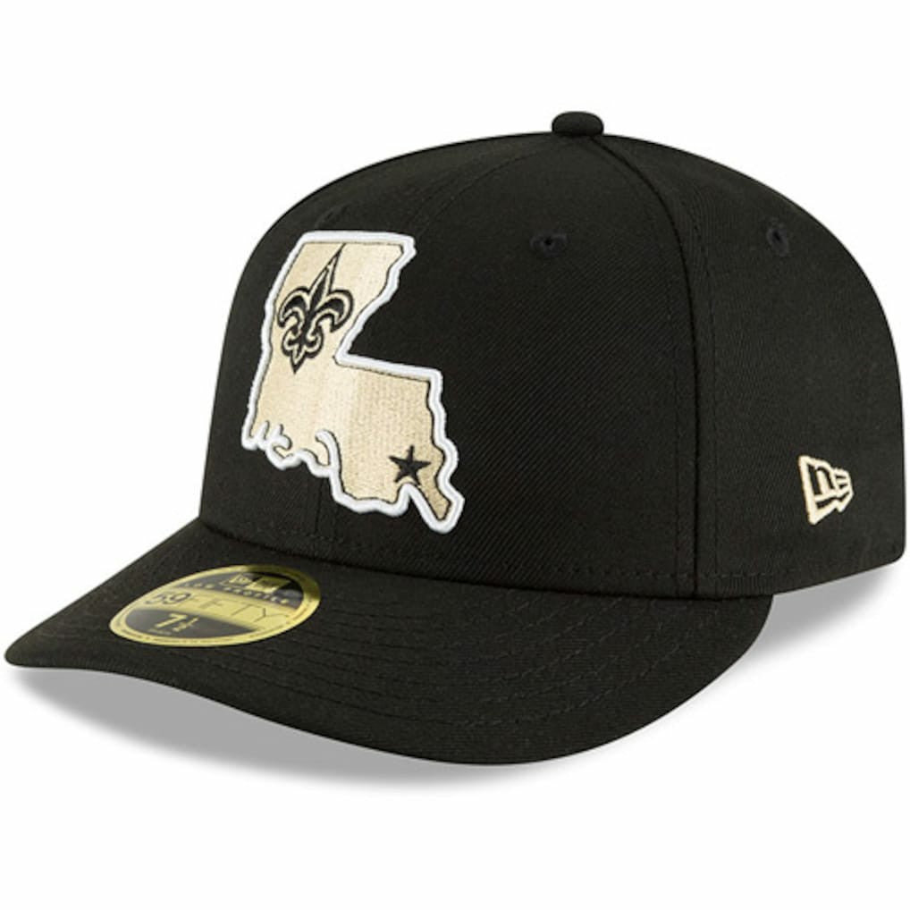New Orleans Saints New Era Alternate Logo Omaha Low Profile 59FIFTY Fitted Hat - Black Hats