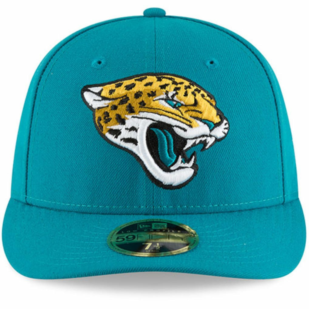 Jacksonville Jaguars New Era Omaha Low Profile 59FIFTY Fitted Hat - Teal Hats