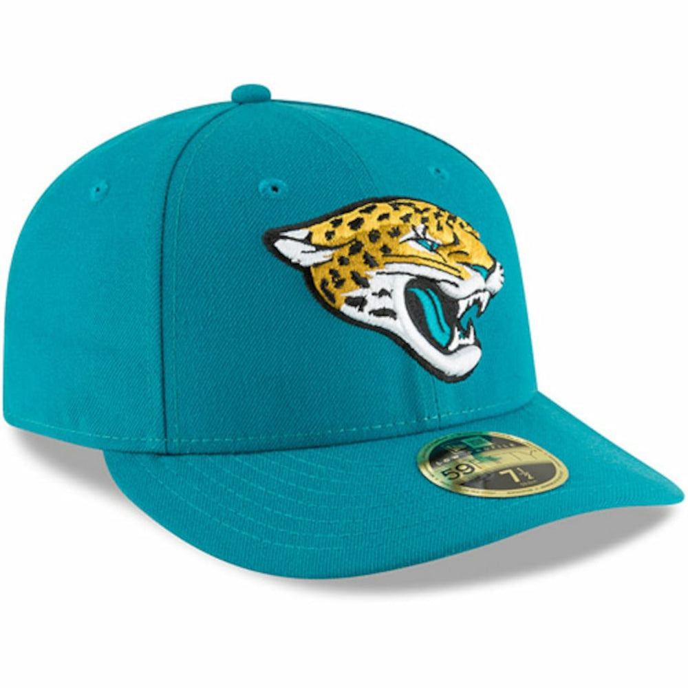 Jacksonville Jaguars New Era Omaha Low Profile 59FIFTY Fitted Hat - Teal Hats