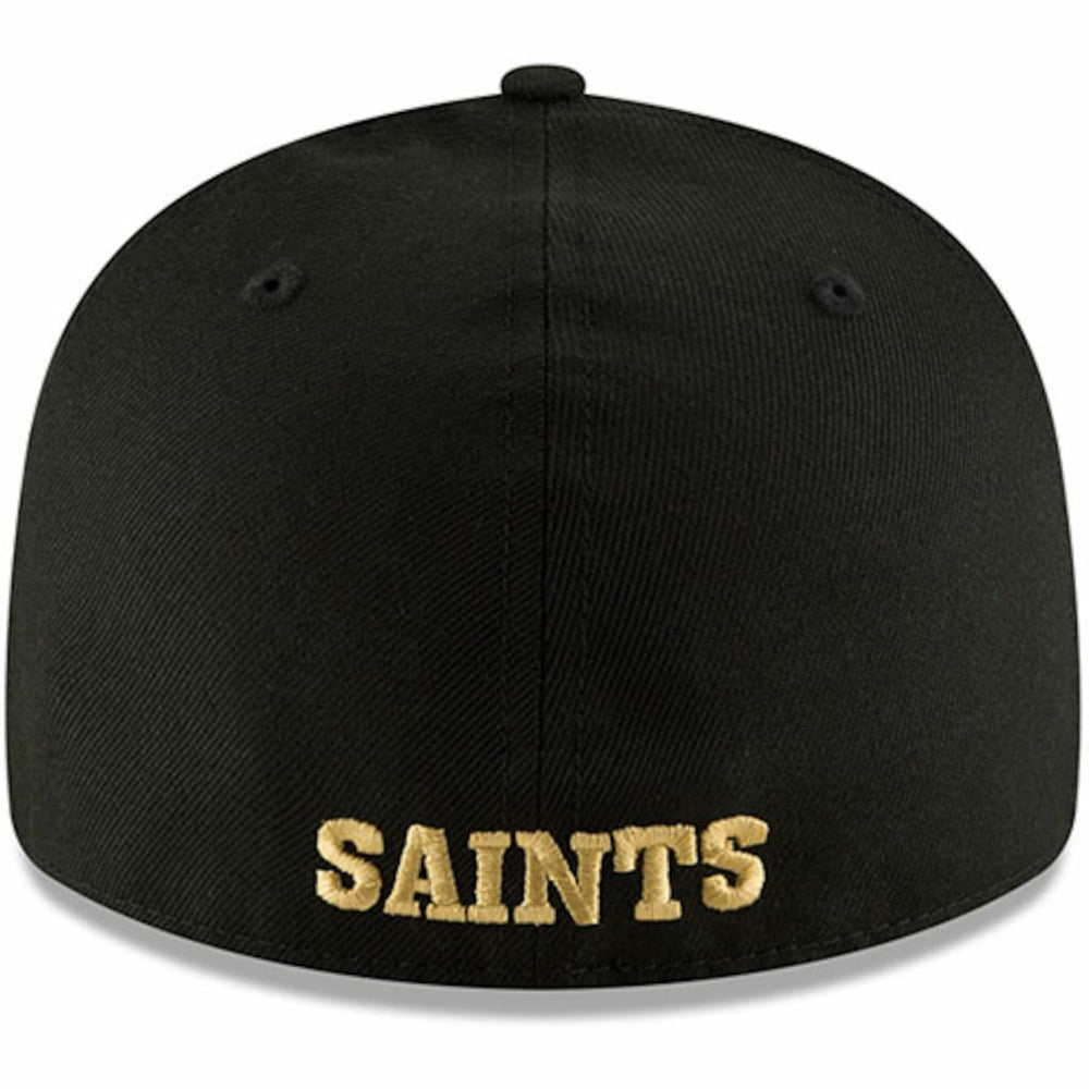 New Orleans Saints New Era Omaha Throwback Low Profile 59FIFTY Fitted Hat - Black Hats