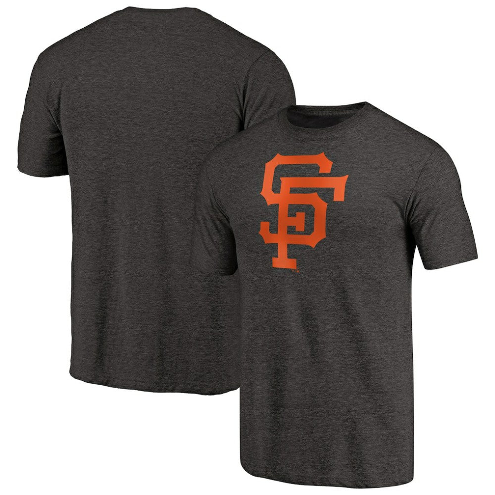 San Francisco Giants Cooperstown Collection Forbes Tri-Blend T-Shirt - Heathered Black T-shirts
