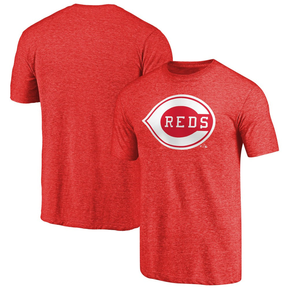 Cincinnati Reds Vintage Cooperstown Collection Wahconah Tri-Blend T-Shirt - Red T-shirts