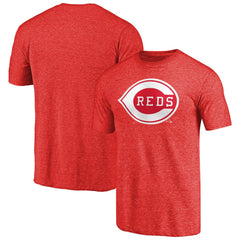 Cincinnati Reds Vintage Cooperstown Collection Wahconah Tri-Blend T-Shirt - Red T-shirts