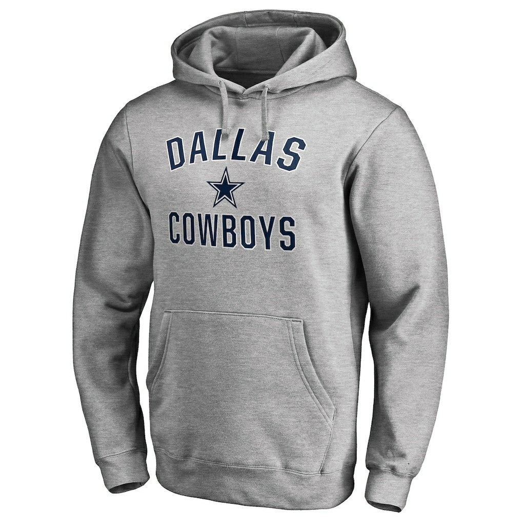 Dallas Cowboys Victory Arch Pullover Hoodie - Heathered Gray Hoodies