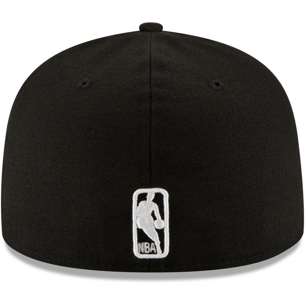 Miami Heat Black & White Logo 59FIFTY Fitted Hat Black - New Era outlet