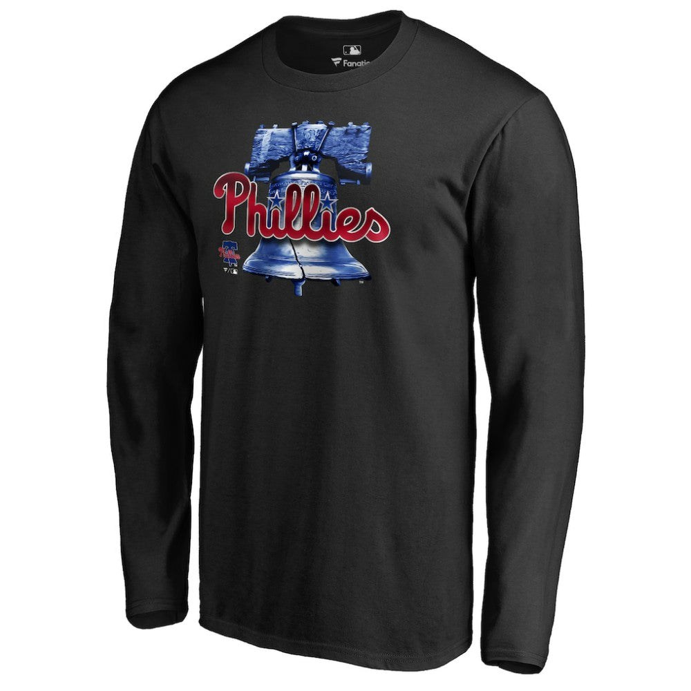 Philadelphia Phillies Midnight Mascot Long Sleeve T-Shirt - Black T-shirts