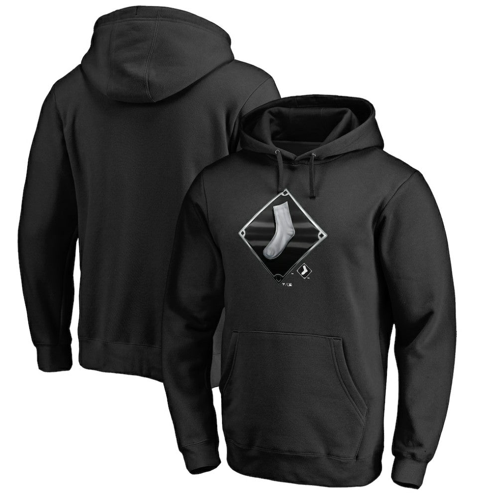 Chicago White Sox Midnight Mascot Pullover Hoodie - Black Hoodies