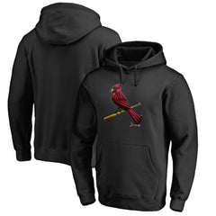 St. Louis Cardinals Midnight Mascot Pullover Hoodie - Black Hoodies