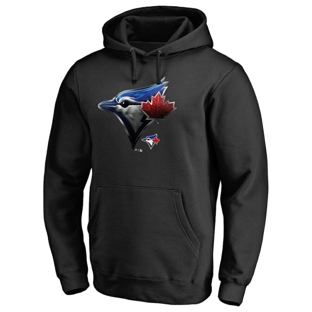 Toronto Blue Jays Midnight Mascot Pullover Hoodie - Black Hoodies
