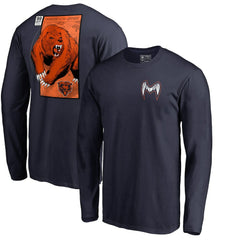 Chicago Bears Midway Monster Long Sleeve T-Shirt - Navy T-shirts