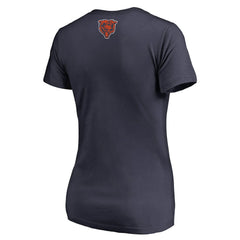 Chicago Bears Women's Monsters V-Neck T-Shirt - Navy T-shirts