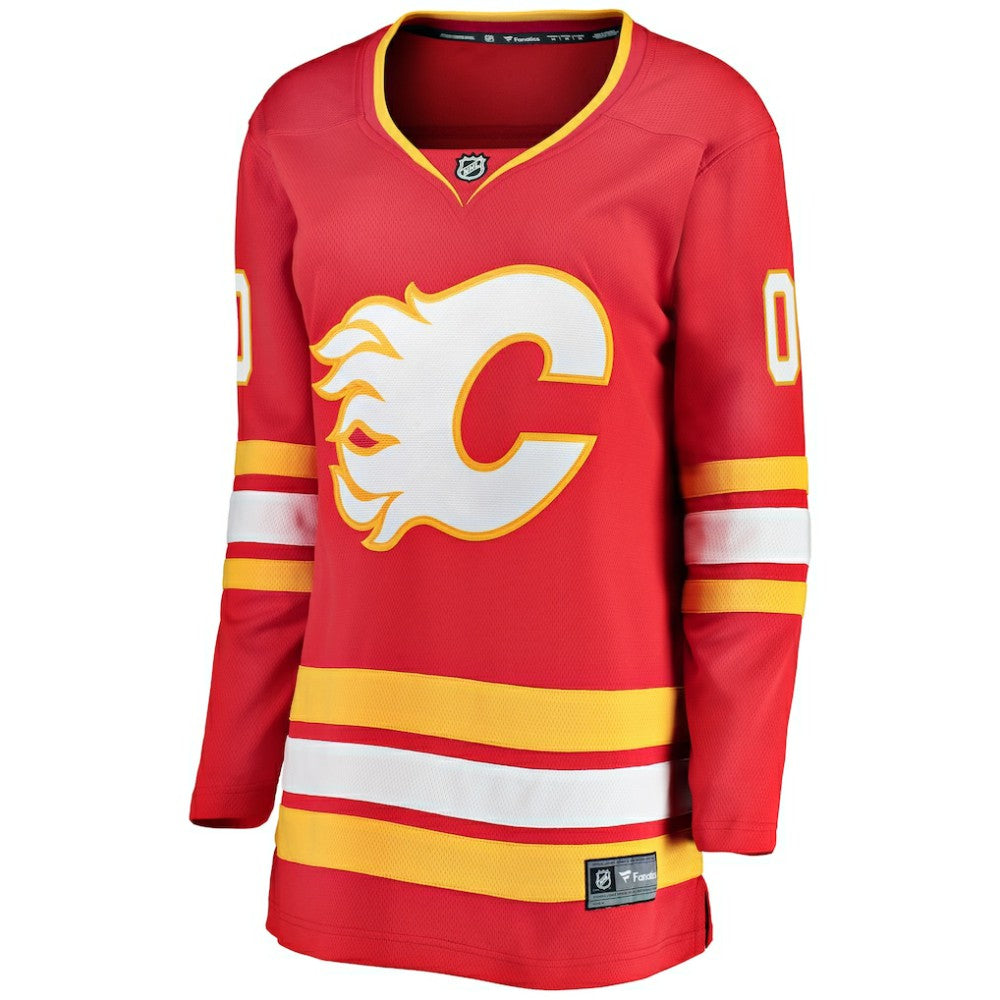 Calgary Flames Fanatics Women's Home Breakaway Custom Jersey - Red | US 3239507
