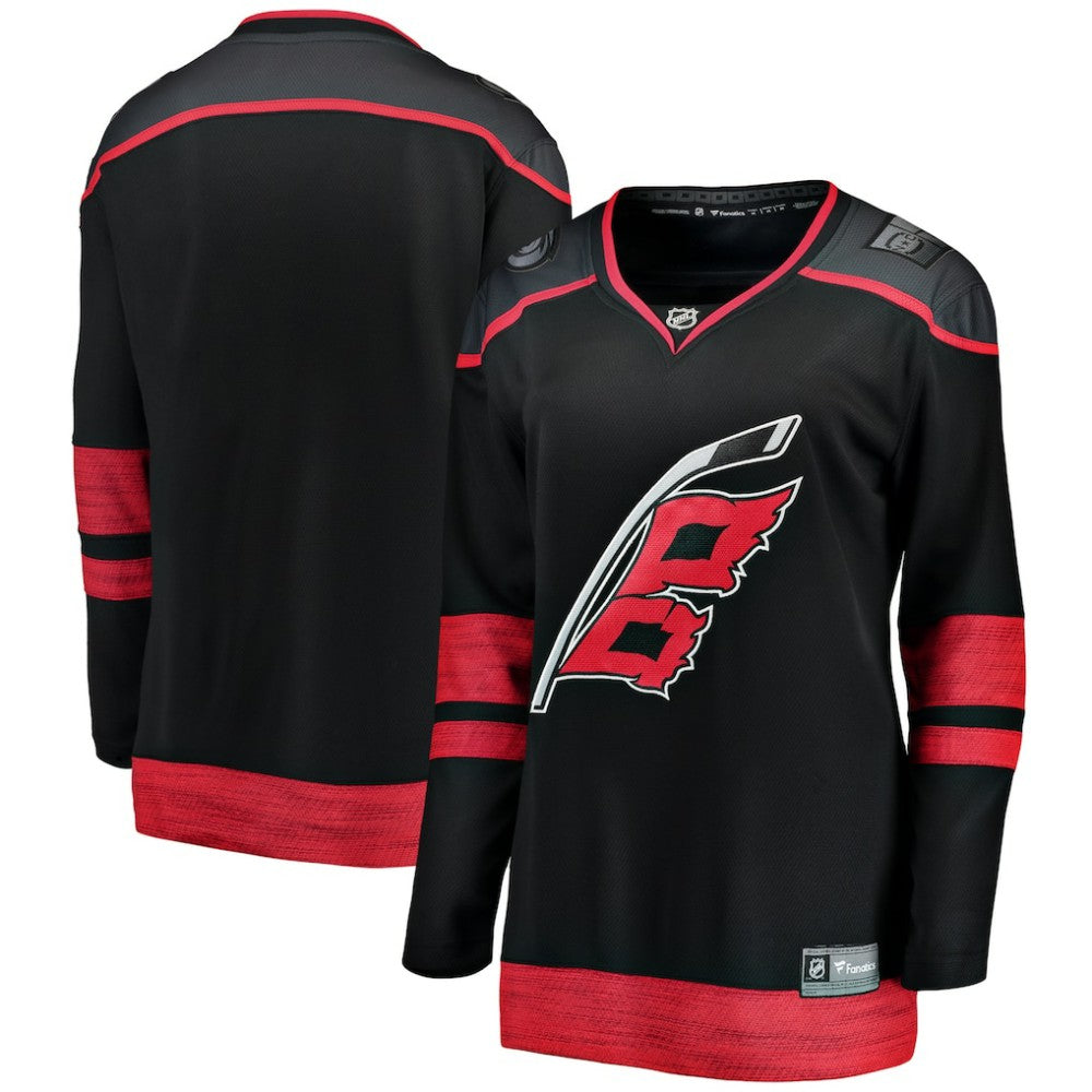Carolina Hurricanes Fanatics Women's Home Breakaway Jersey - Black | US 3241085