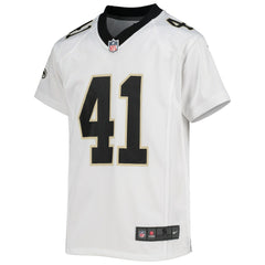 Alvin Kamara New Orleans Saints Youth Game Jersey - White Jerseys