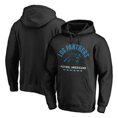Carolina Panthers Futbol Americano Pullover Hoodie - Black Hoodies