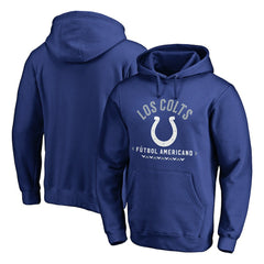Indianapolis Colts Futbol Americano Pullover Hoodie - Royal Hoodies
