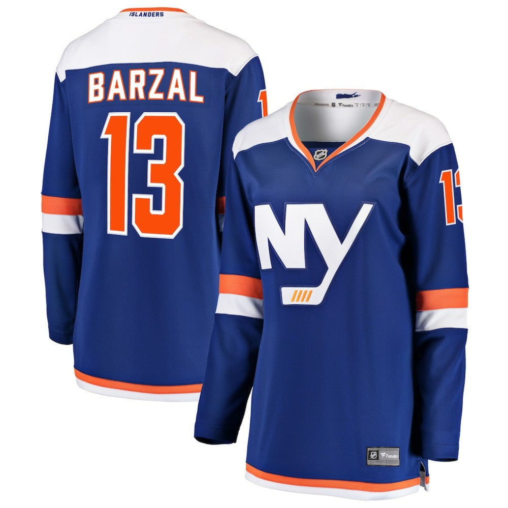 Mathew Barzal New York Islanders Fanatics Women's Alternate Breakaway Jersey - Blue | US 3253548