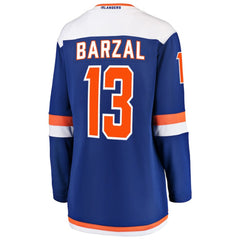 Mathew Barzal New York Islanders Fanatics Women's Alternate Breakaway Jersey - Blue | US 3253548